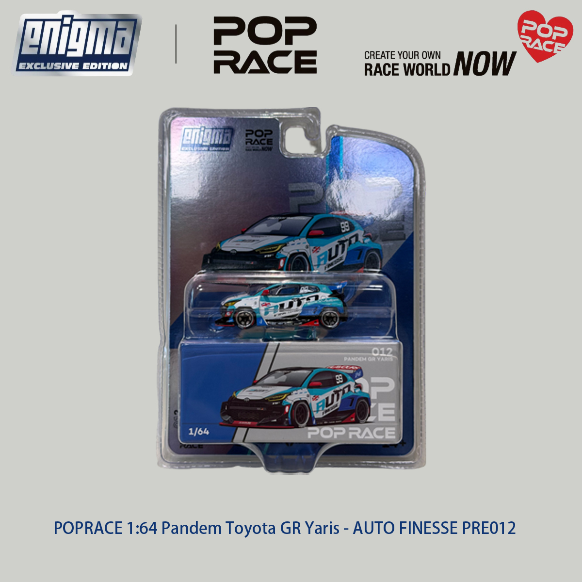 POP RACE 1:64 Ensemble sous bl - Packaging avis et prix
