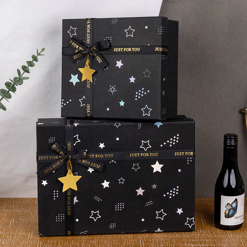 Boîte cadeau Black Star avec r - Packaging avis et prix