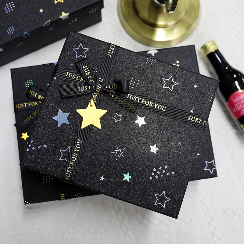 Boîte cadeau Black Star avec r - Packaging avis et prix