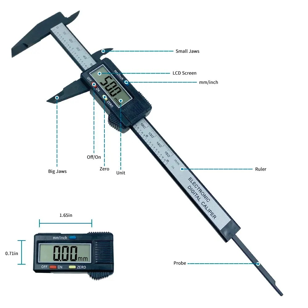 Pied à coulisse numérique en f - Digital Caliper 150Mm Stainless Steel avis et prix